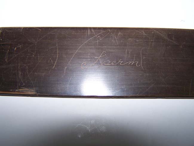 A 19th century ANTIQUE scrimshawed Baleen Corset Busk depicting a Sperm and Right Whale — image 2